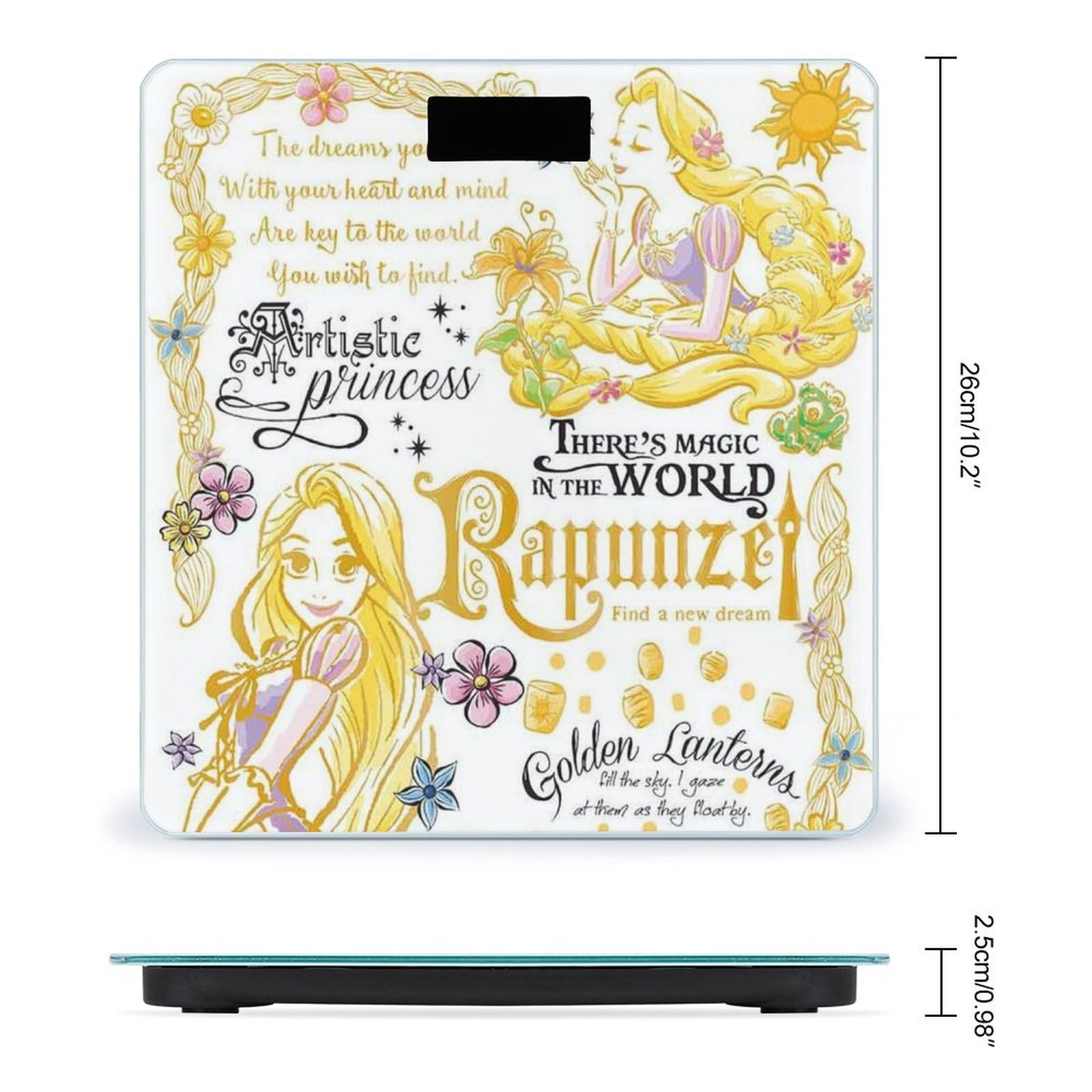 【一時値下げ】オンライン即日完売/着用一回のみ/ラプンツェル プリンセス Amazon.co.jp: ラプンツェル プリンセス 体重計 デジタル 乗る